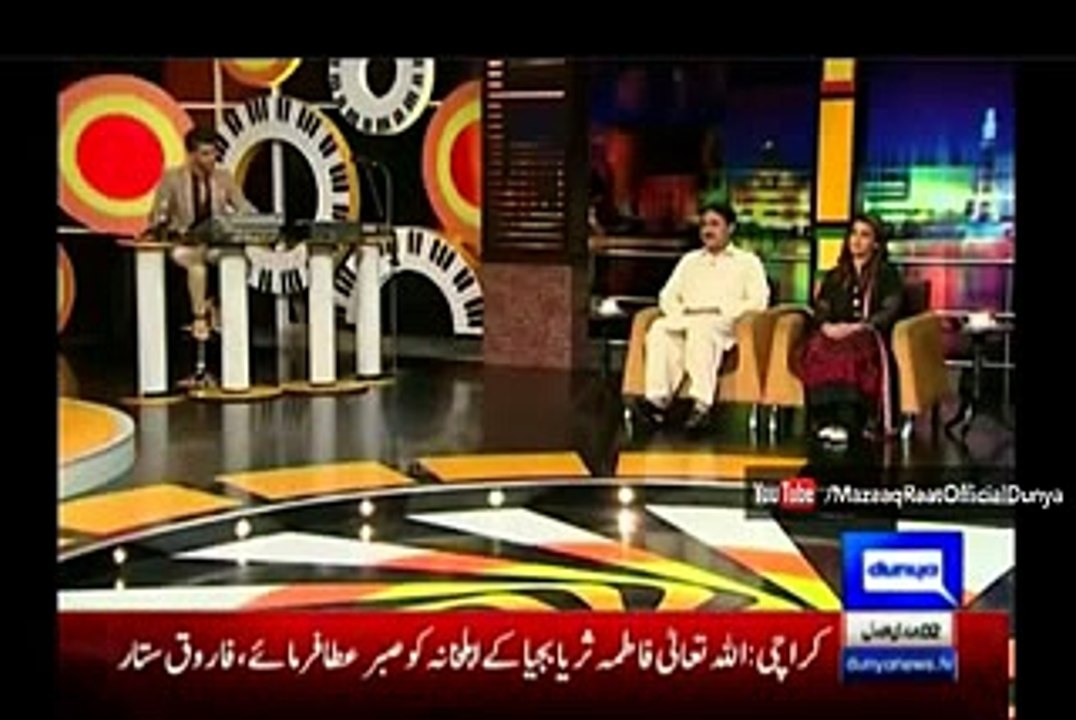 Mazaaq Raat- 10 February 2016 - Jamshed Dasti - Humaira Channa