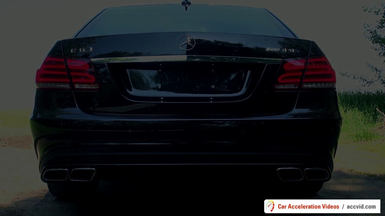 Mercedes C63 AMG vs E63 AMG Acceleration 0-230 + exhaust Sound Burnout C204 W212 V8 Biturbo