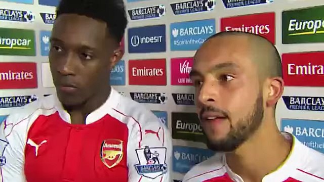 Arsenal 2-1 Leicester City - Danny Welbeck & Theo Walcott Post-Match Interview 14.02.2016