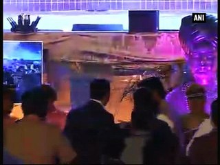 Massive fire breaks out during 'Make In India Week' event