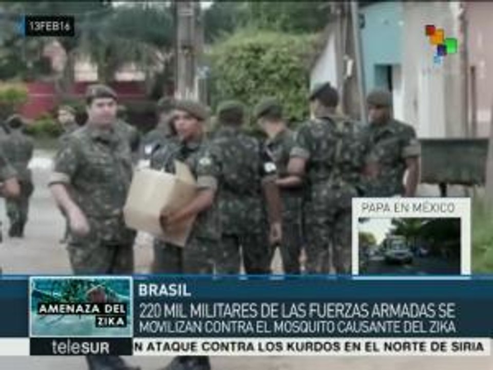 Gobierno de Brasil despliega jornada para combatir el virus Zika