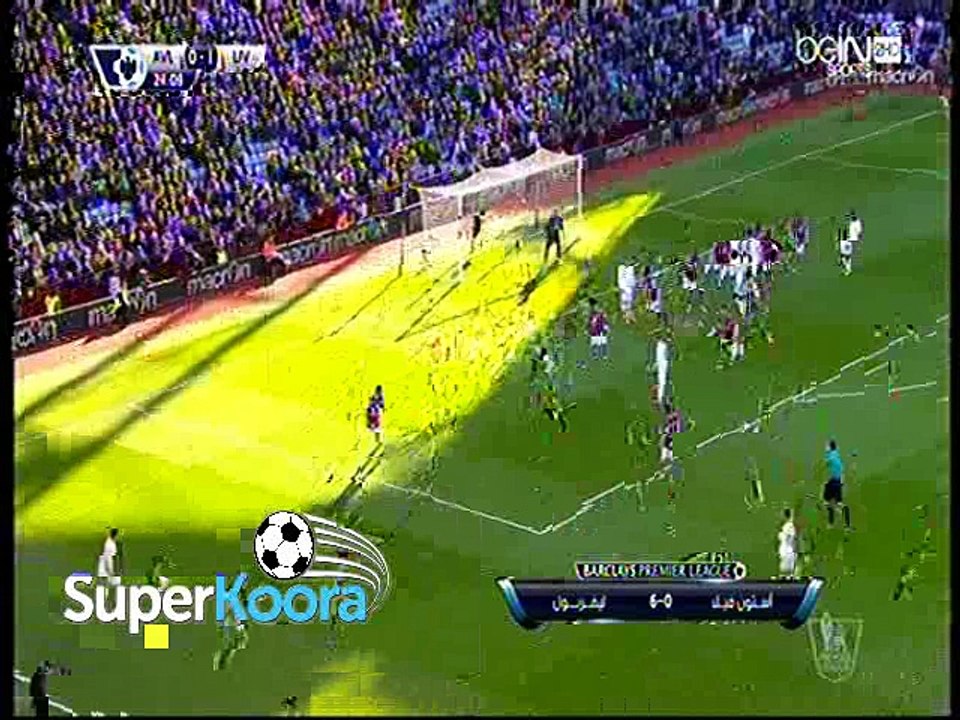اهداف مباراة ( أستون فيلا 0-6 ليفربول ) الدوري...