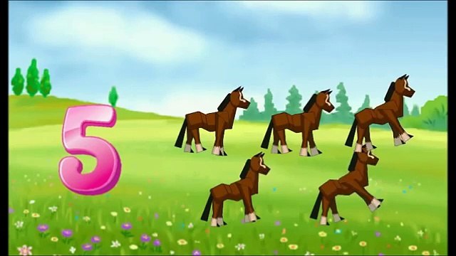 Учим цифры и домашних животных. Развивающие мультики для детей. Видео мультики для самых маленьких.