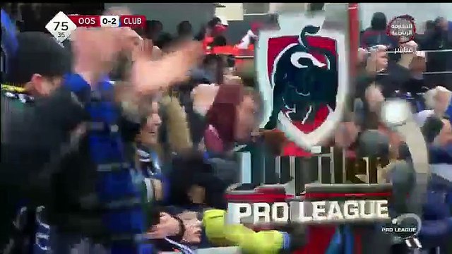0-2 Hans Vanaken Goal Belgium Jupiler Pro League - 14.02.2016, KV Oostende 0-2 Club Brugge