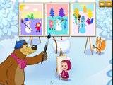 Развивающий мультфильм для детей. Маша и Медведь ИГРА для детей Кто нарисовал Masha and bear