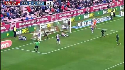 Гранада 2 - 1 Севилья обзор 1-го тайма 03.01.2016
