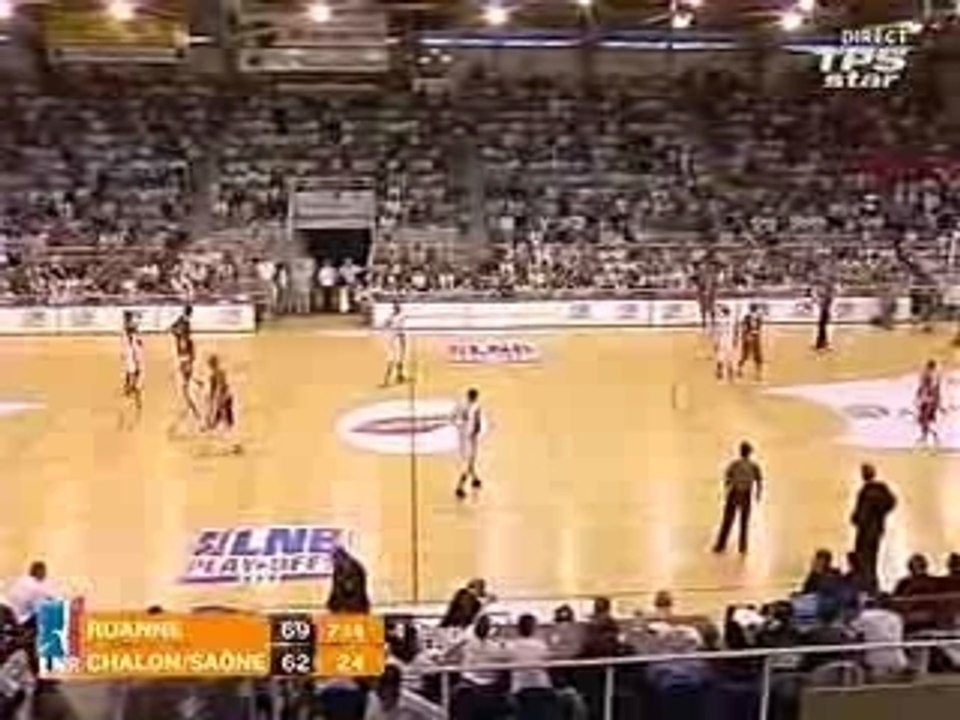 Roanne - Chalon 4er quarts temps 1er partie