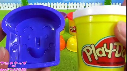 アンパンマン おもちゃ アニメ ねんど で アンパンマン❤ PlayDoh animekids アニメきっず animation Anpanman Toy Clay