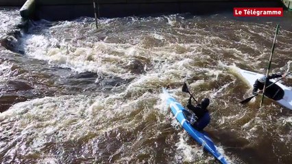 Lannion (22). Les jeunes prodiges du kayak en stage intensif (Le Télégramme)