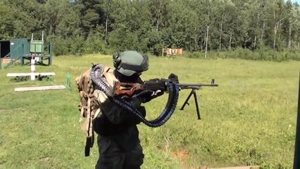 Russian machine gun Scorpion