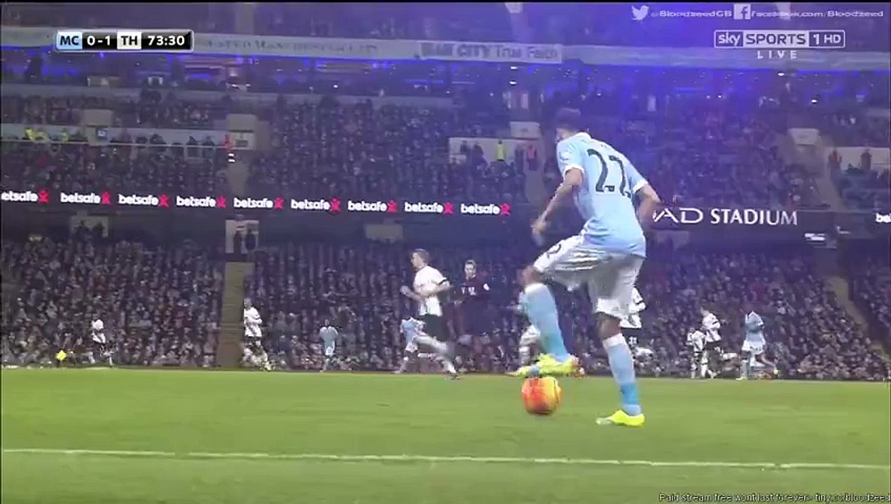Kelechi Iheanacho Super Equalizer  - Manchester City 1_1 Tottenham 14.02.2016 HD
