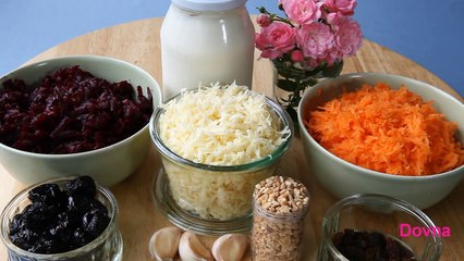 слоеный салат трио или поцелуй любовницы рецепт