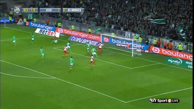 Vagner Love Goal - Saint-Etienne 1-1 Monaco - 14-02-2016