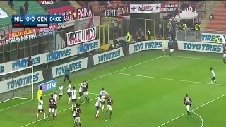 AC Milan 2-1 Genoa - (Serie A) All Goals & Highlights HD 14_02_2016