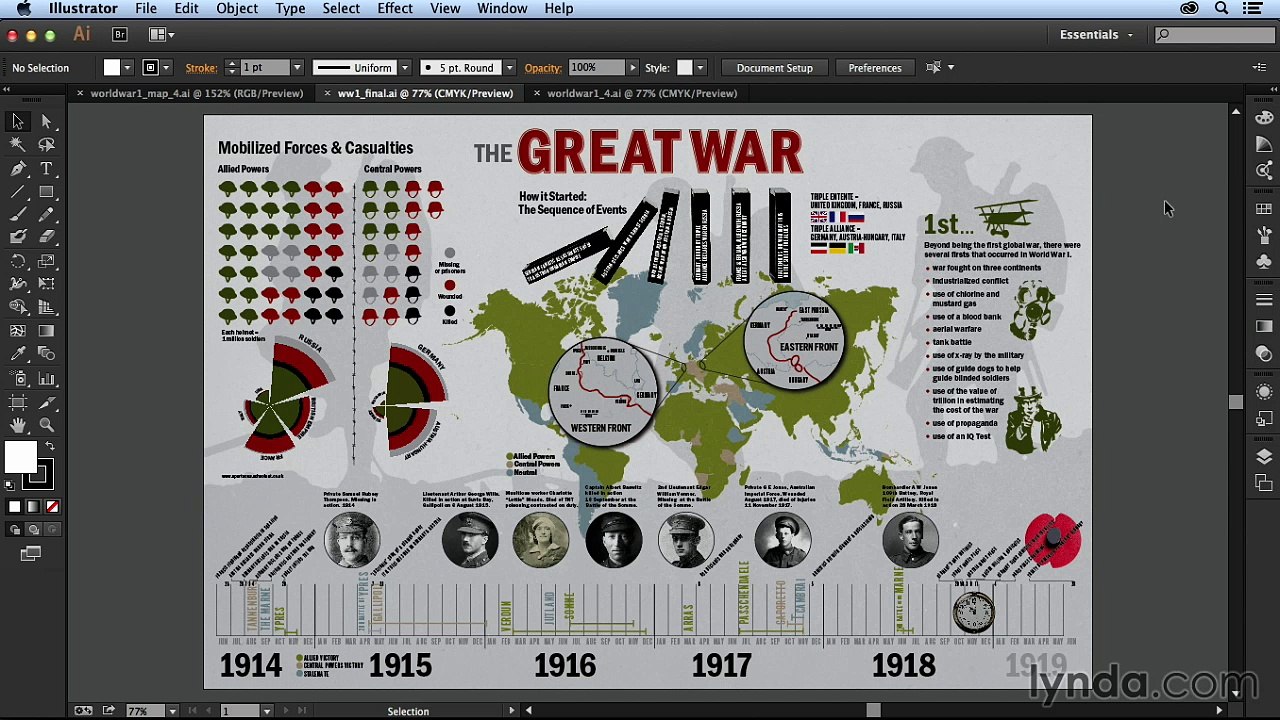 11_Map3 - Designing an Infographic on Illustrator