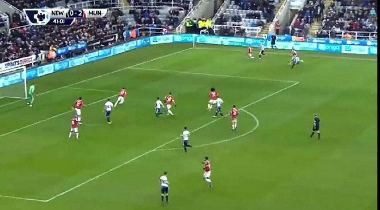 Ньюкасл Юнайтед 1 - 2 Манчестер Юнайтед АНГЛИЯ- Премьер-лига