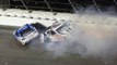 Vickers Big Crash 2016 Nascar Sprint Cup  Daytona Sprint Unlimited