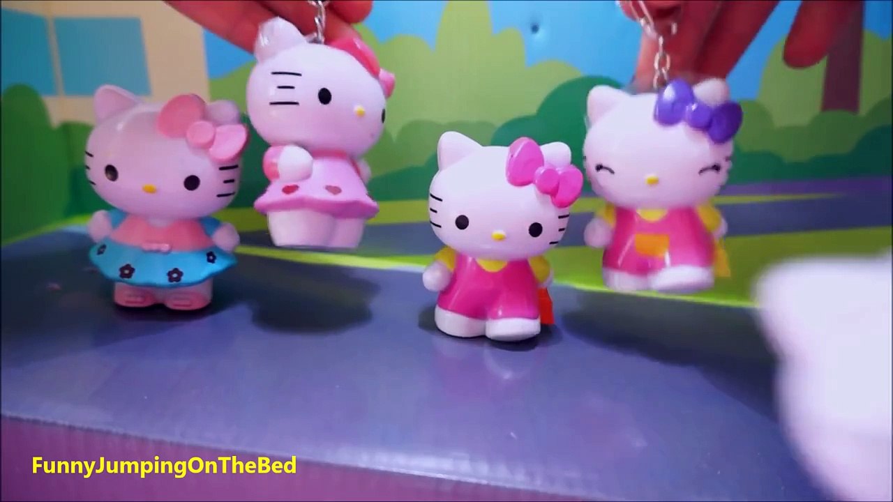 Five Little Hello Kitty Jumping On The Bed for Children | Nursery Rhymes | Kid songs