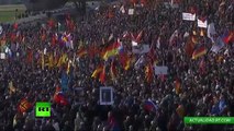 Miles de personas se reúnen en una manifestación antiislamista en Alemania