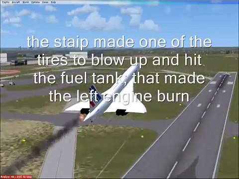 fsx air crash investigation sesson 1 episode 9 concorde crash flight 4590