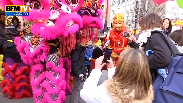 Le nouvel an chinois fêté à Paris