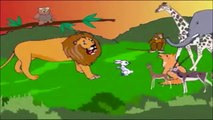Children Hindi Rhymes _ The Big Lion and The Little Rabbit _ Kids Moral Stories