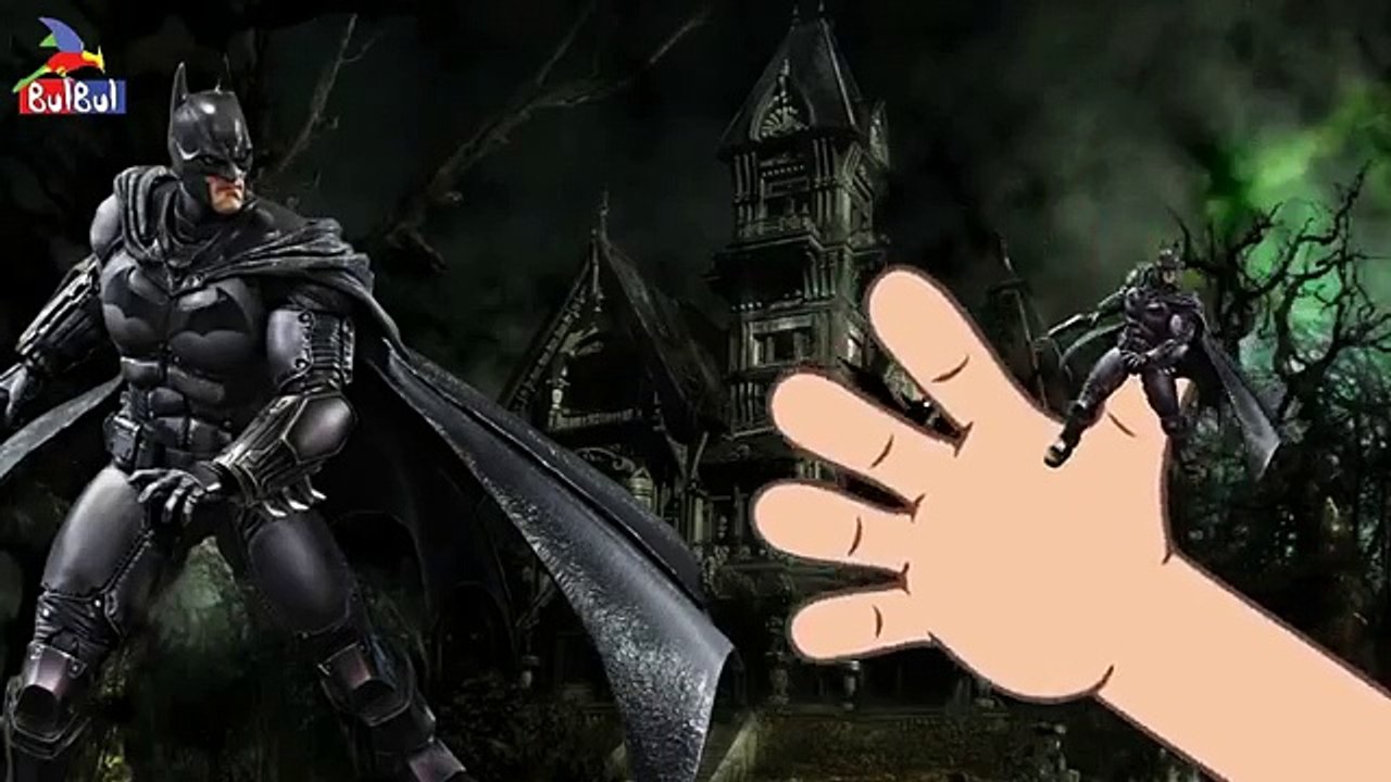 Finger Family Batman Nursery Rhyme - Batman Finger Family Nursery Songs - Animated 2D Kids Songs