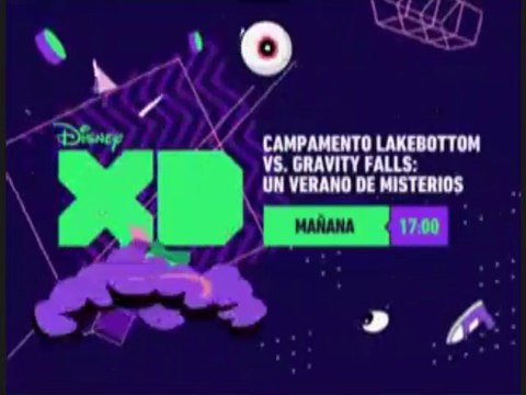 PROMO CAMPAMENTO LAKEBOTTOM VS. GRAVITY FALLS: UN VERANO DE MISTERIOS (XQSÍ - FEBRERO 2016) EN DISNEY XD - NUEVO LOGO