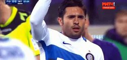 Borja Valero Free Kick Chance - Fiorentina vs Inter Milan - Serie A - 14.02.2016