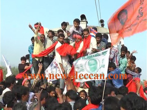 Ratnachal Express Set on Fire by Kapu Agitators