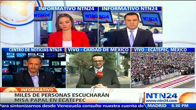 En primera fila: mujer a quien saludó el papa Francisco en Ciudad de México habla en NTN24 sobre su experiencia