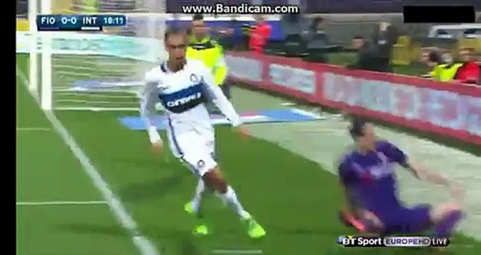 0-1 Marcelo Brozovic | Fiorentina - Inter Milan 14.02.2016 HD