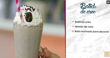 El batido de Oreo más fácil y rápido