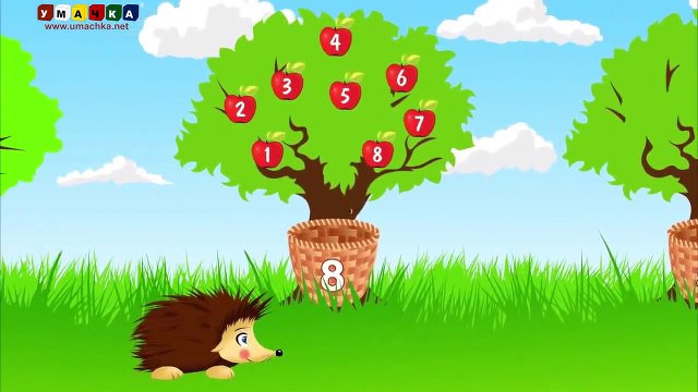 Ежик Жека учит считать легко, весело и с удовольствием!!!