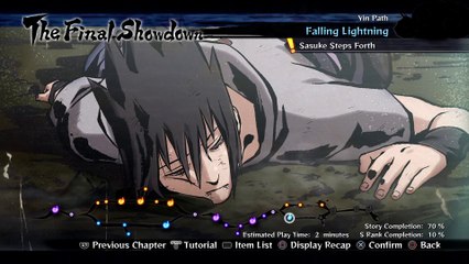 Naruto Shippuden Ultimate Ninja Storm 4 {PS4} part 22 — Sasuke Steps Forth