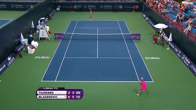 WTA Dubai - Qualification de Mladenovic pour le 2ème tour