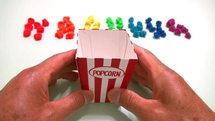 Play Doh Rainbow Popcorn Snack Super Easy by Tiger Tomato