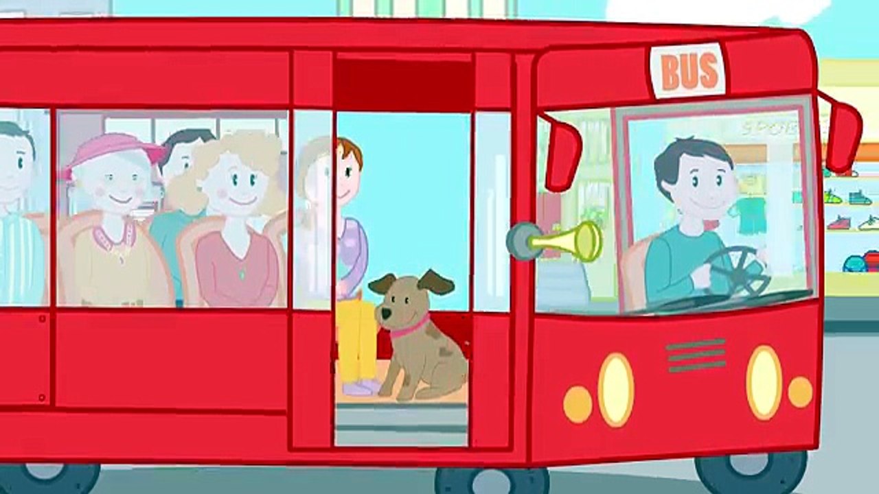 Wheels On The Bus Full Nursery Rhyme And Kids Video Poem -SM Vids
