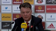 Louis van Gaal says Sunderland match was 'very disappointing'