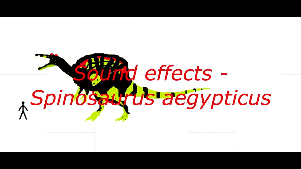sound effects - spinosaurus aegypticus (read descr.)