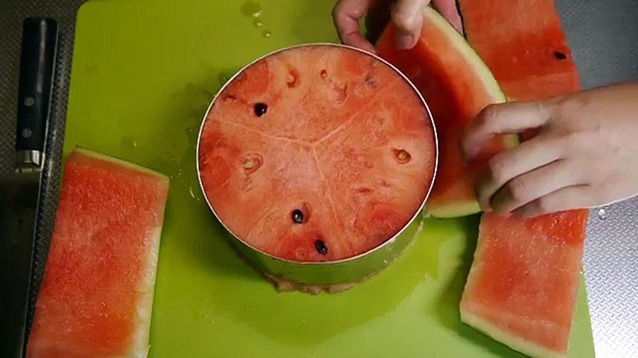 Watermelon Glacage Cake with Aojiru Recipe Summer Recipes