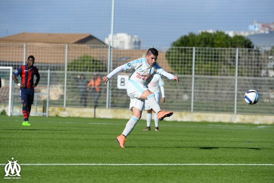 U17 National - OM 6-0 GFC Ajaccio : le but de Mathieu Buech (25e)