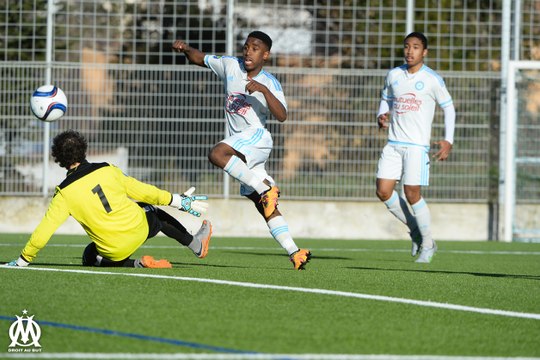 U17 National - OM 6-0 GFC Ajaccio : le but d'Ali Abdallah (52e)