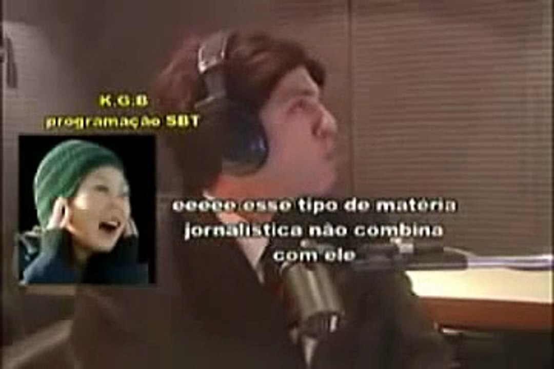 Silvio Santos dando trote nos funcionários