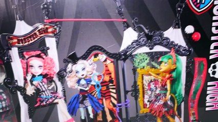 Monster High Circus Scaregrounds with Maleficent! Surprise Egg Carnival Funhouse Mirror To