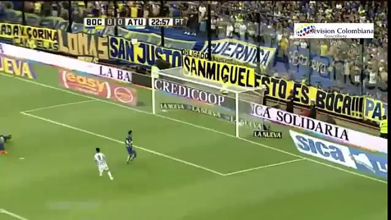 Boca Juniors vs Atletico Tucuman 0-1 - Gol de Gonzalez - Fecha 2 - 14/Febrero/2016 (720p Full HD)