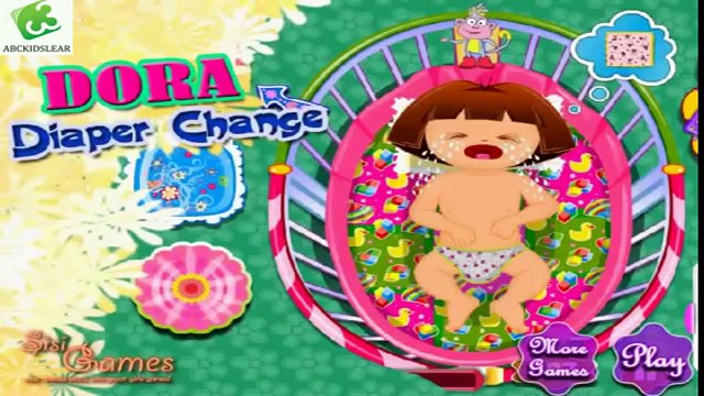 Free online educational games for children Dora Diaper Change Dora The Explorer Dora Game