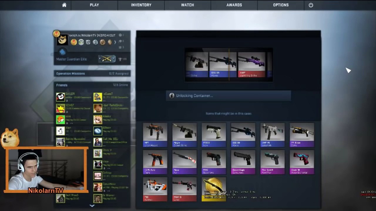 CS GO - Epic Bug by Valve ~ AWP Lightning Strike Opening