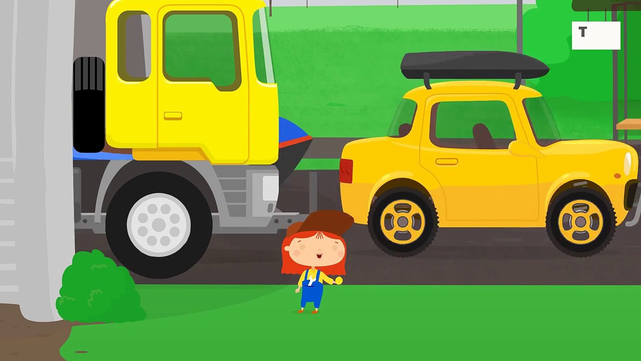 Doc McWheelie: TRUCK GETS STUCK! Childrens Car Doctor Cartoons about Vehicles.