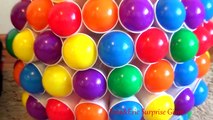 CRAZY CUPS and Balls Giant Egg 50 Surprise Eggs Toys For Kids Colour Balls Video For Child